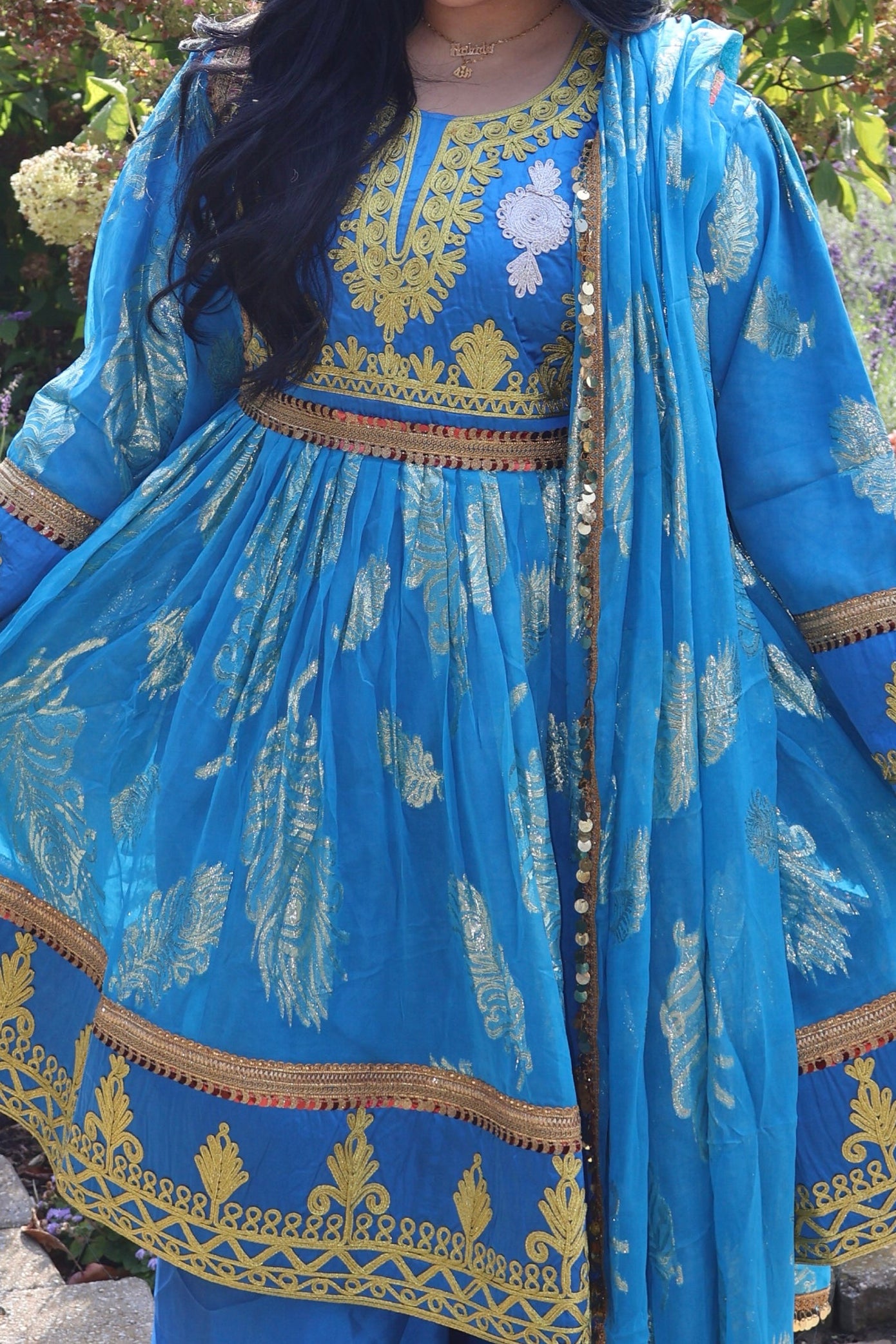 Afghan Dress - Zarhin (Blue)