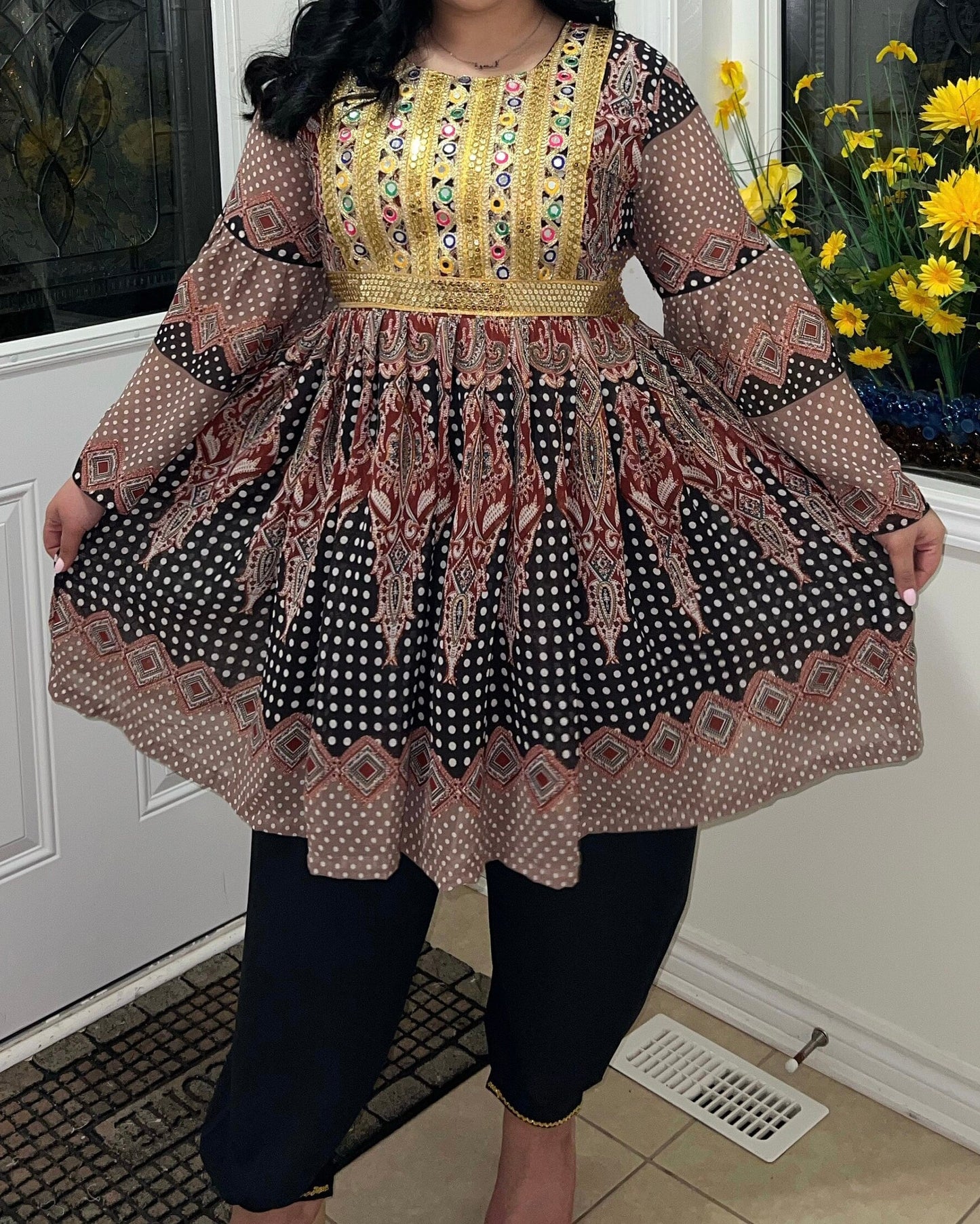 Afghan Dress - Hunoon