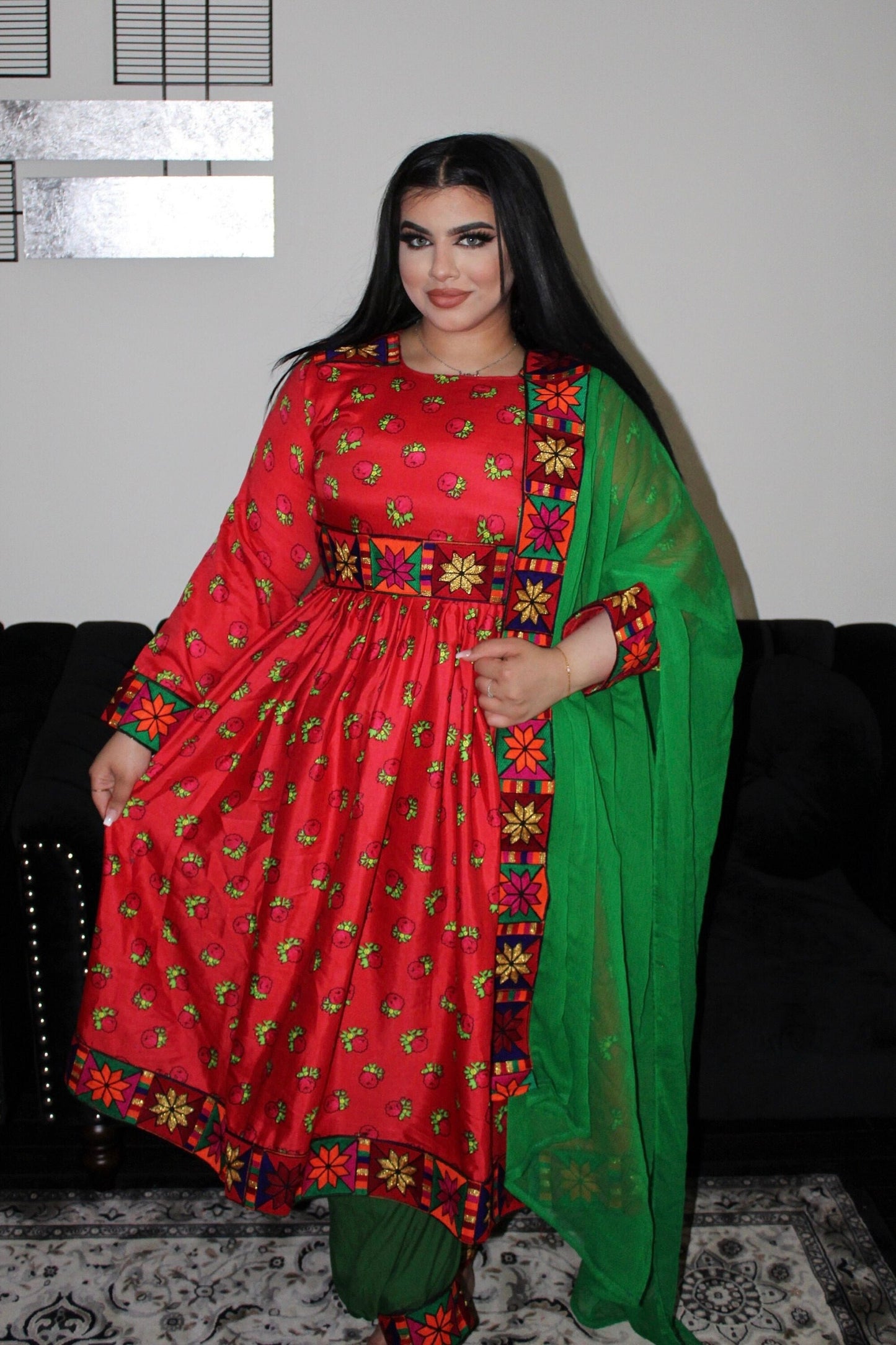 Afghan Dress - Gulrang
