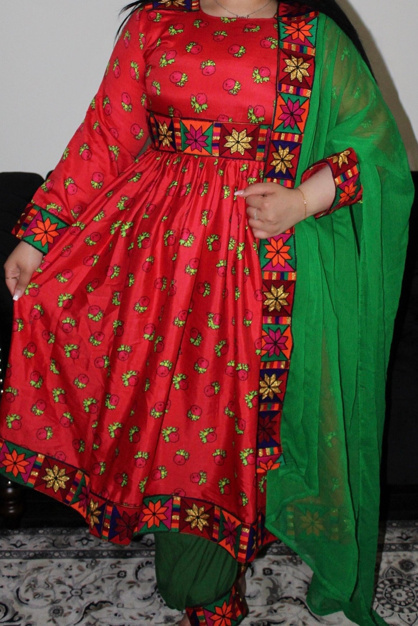 Afghan Dress - Gulrang