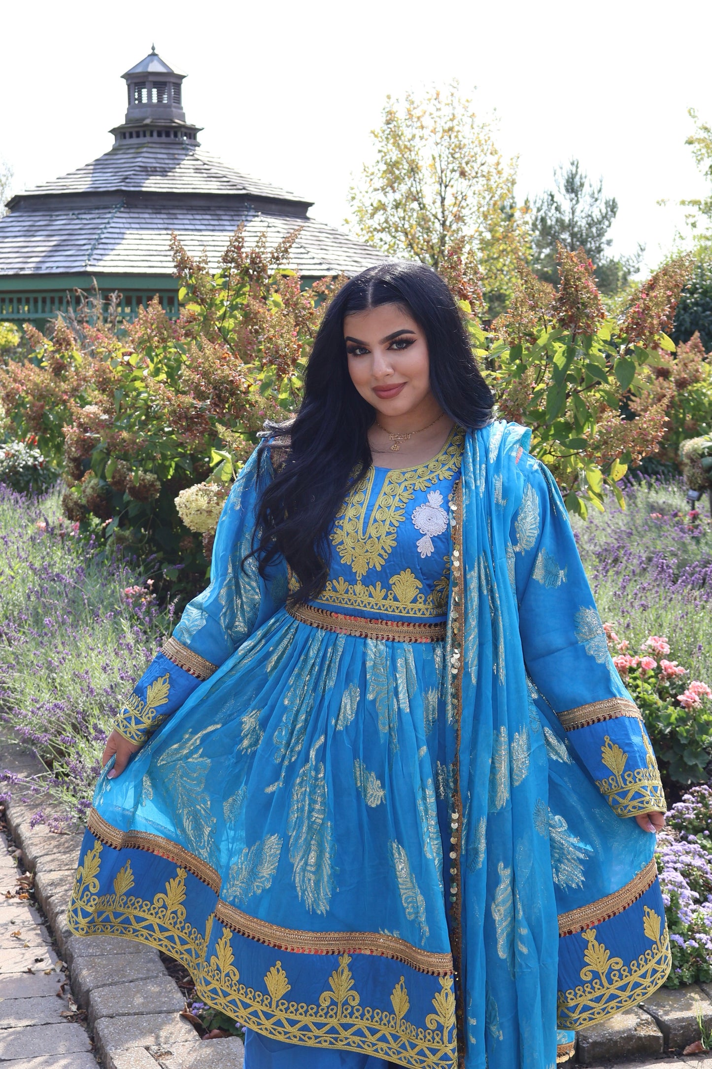 Afghan Dress - Zarhin (Blue)