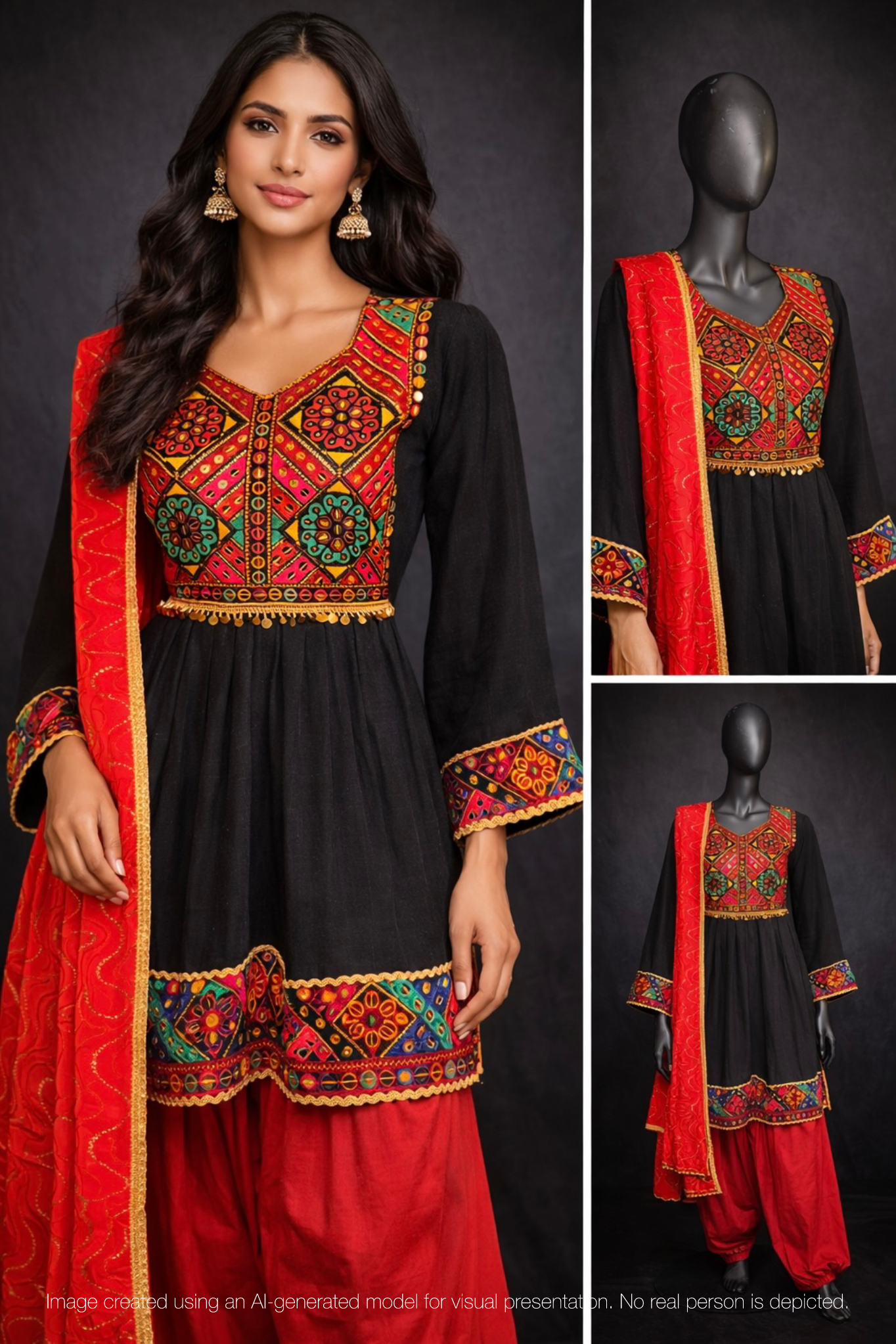 Afghan Dress - Marjan