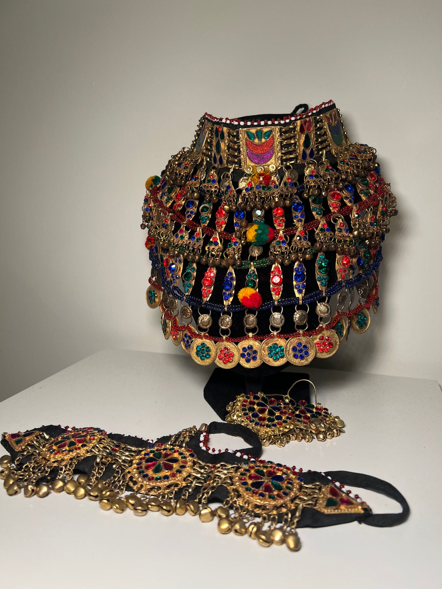 Vintage Gold Afghan Jewelry Set - Stori