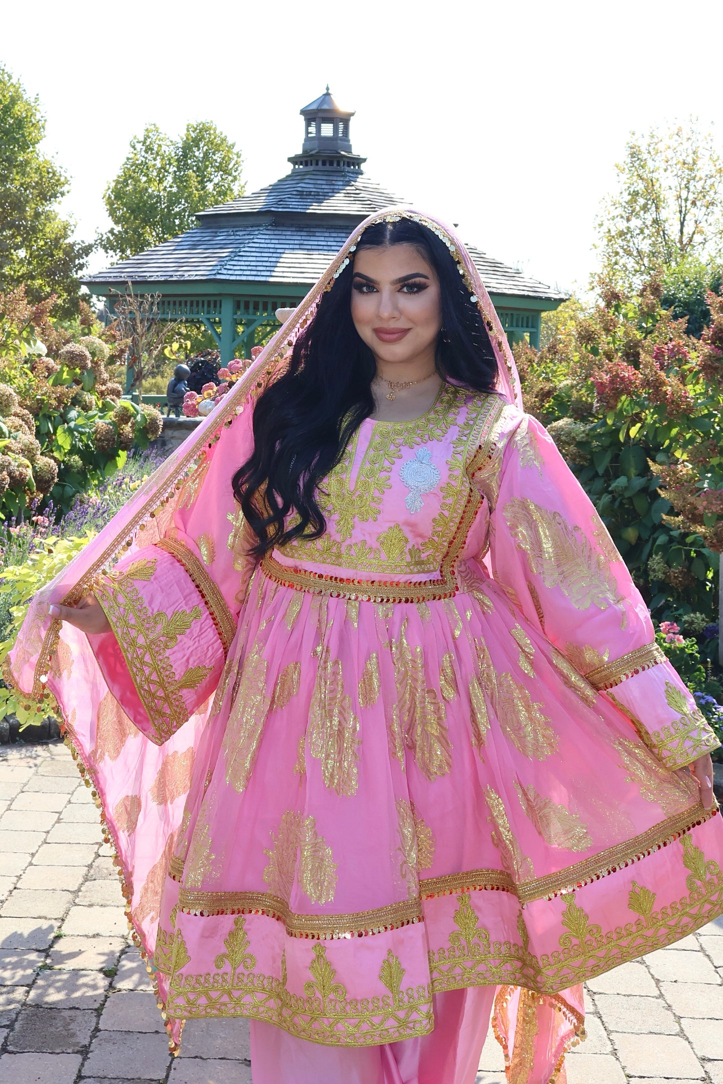 Afghan Dress - Zarhin (Pink)