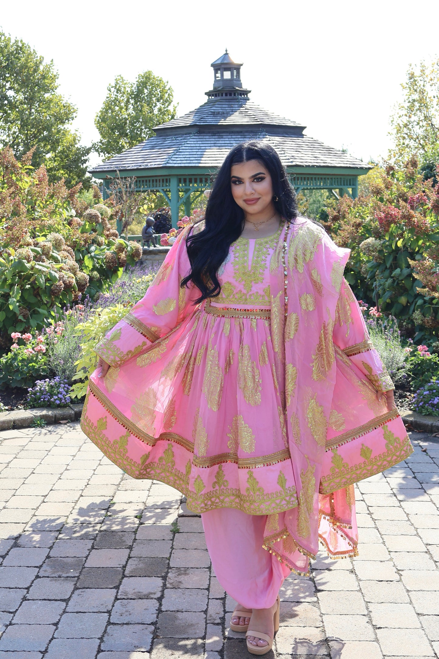 Afghan Dress - Zarhin (Pink)