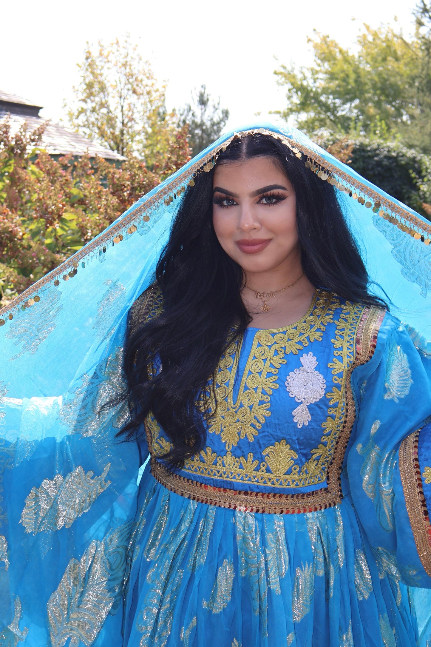 Afghan Dress - Zarhin (Blue)