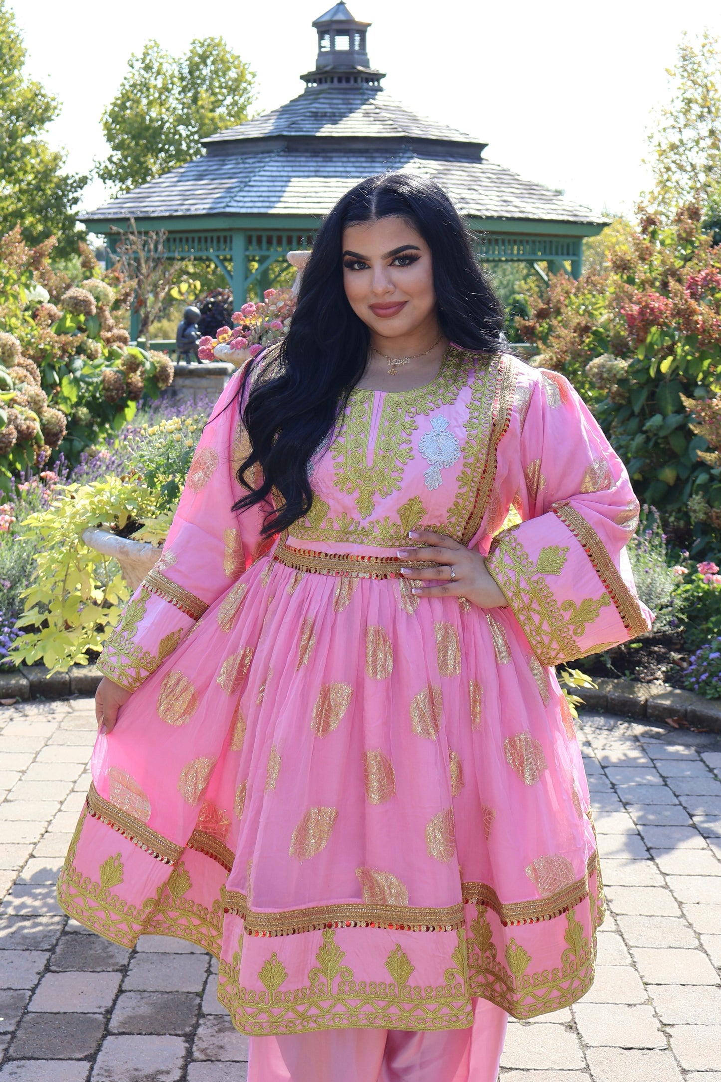 Afghan Dress - Zarhin (Pink)