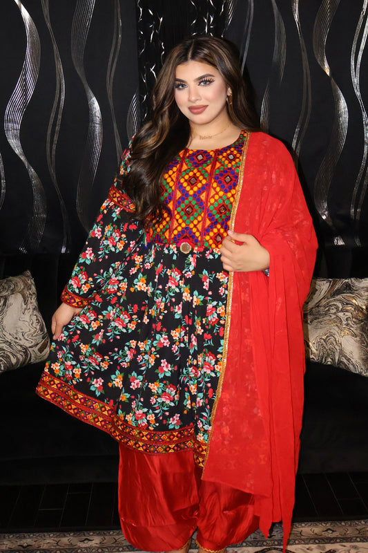 Afghan Dress - Leena