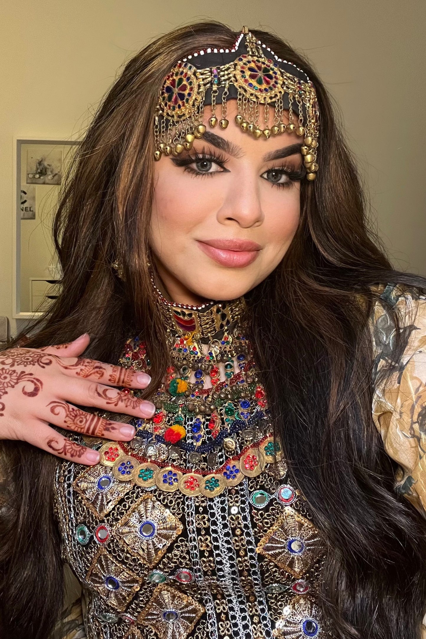 Vintage Gold Afghan Jewelry Set - Stori