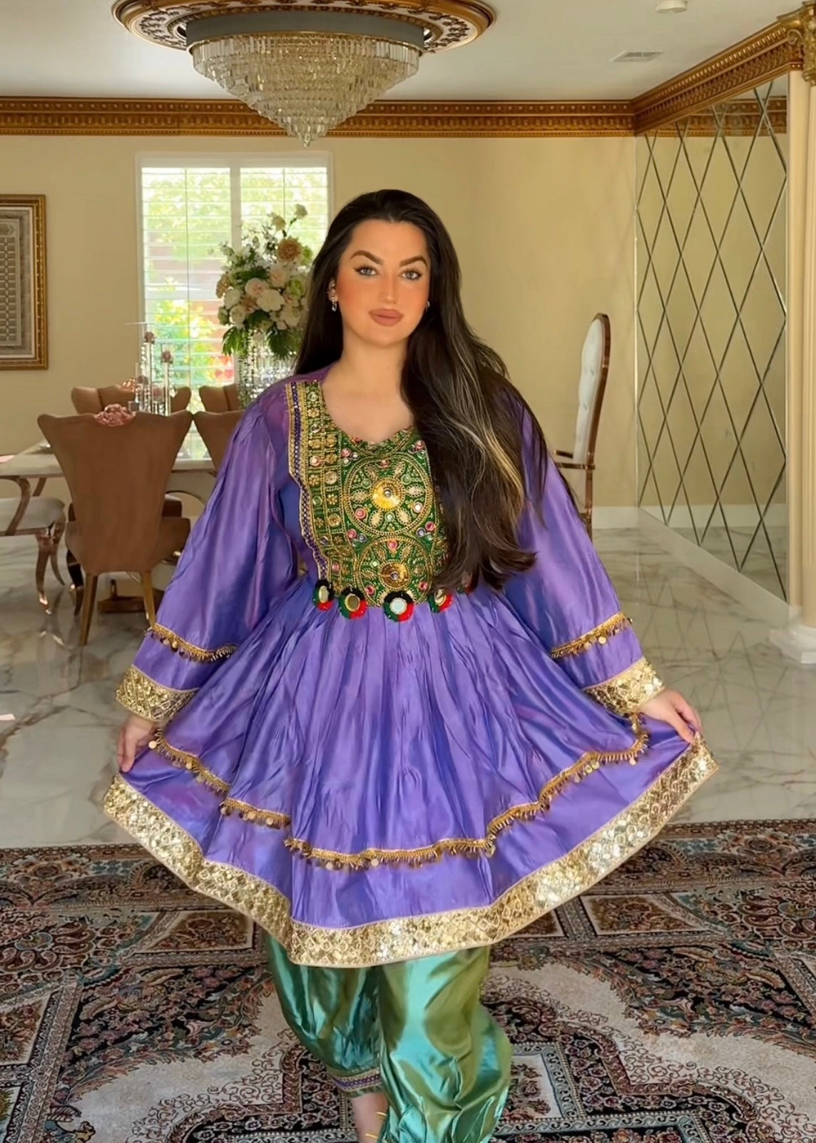 Afghan Dress - Crystal