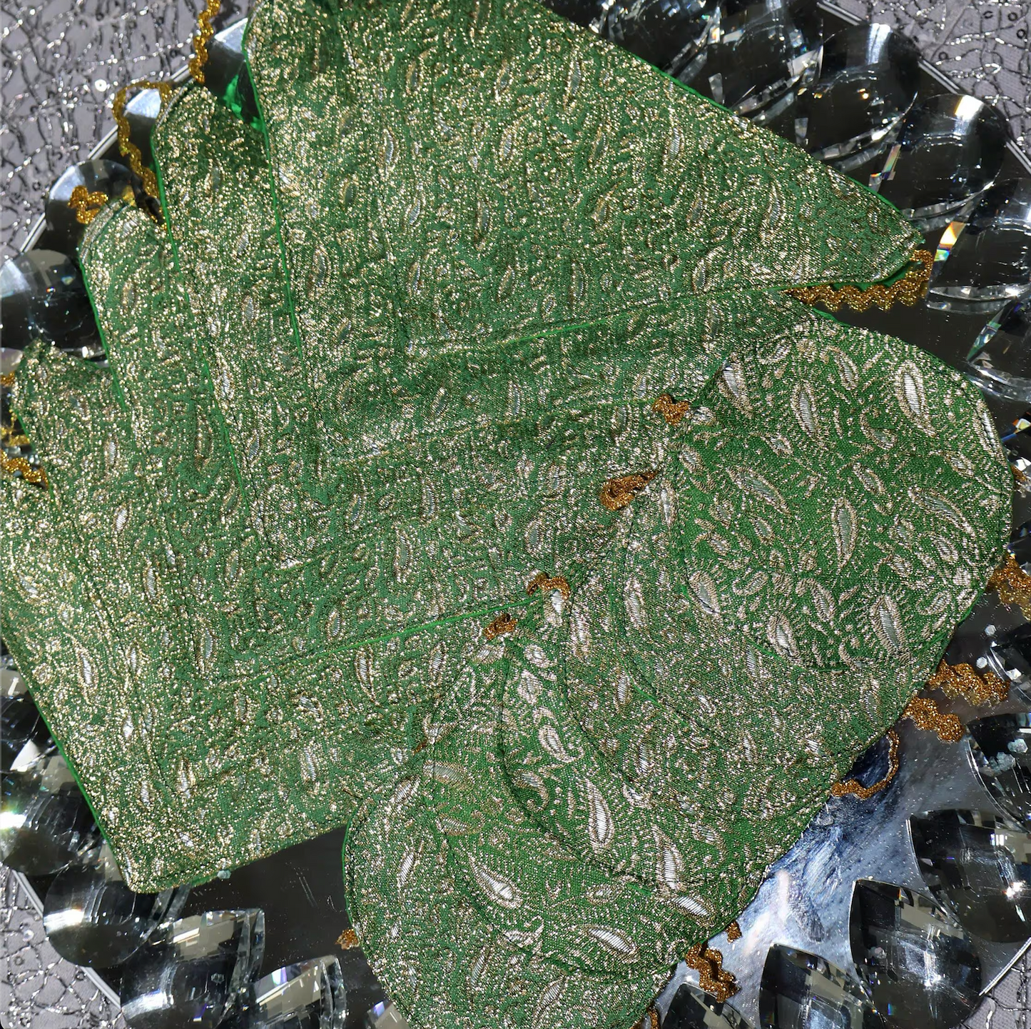 Handmade Afghan Henna Wraps (Green)