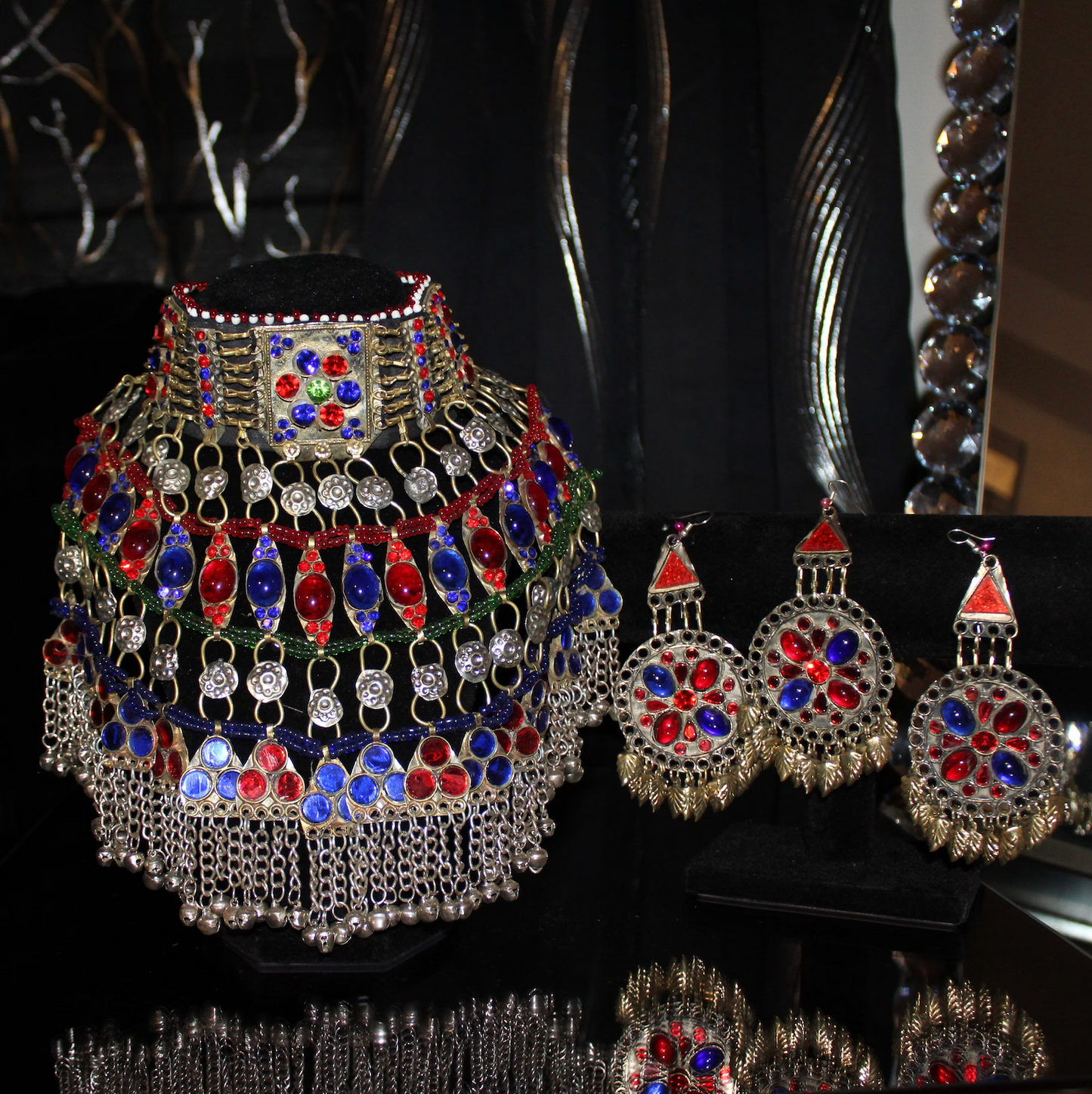 Vintage Afghan Jewelry Set - Neila