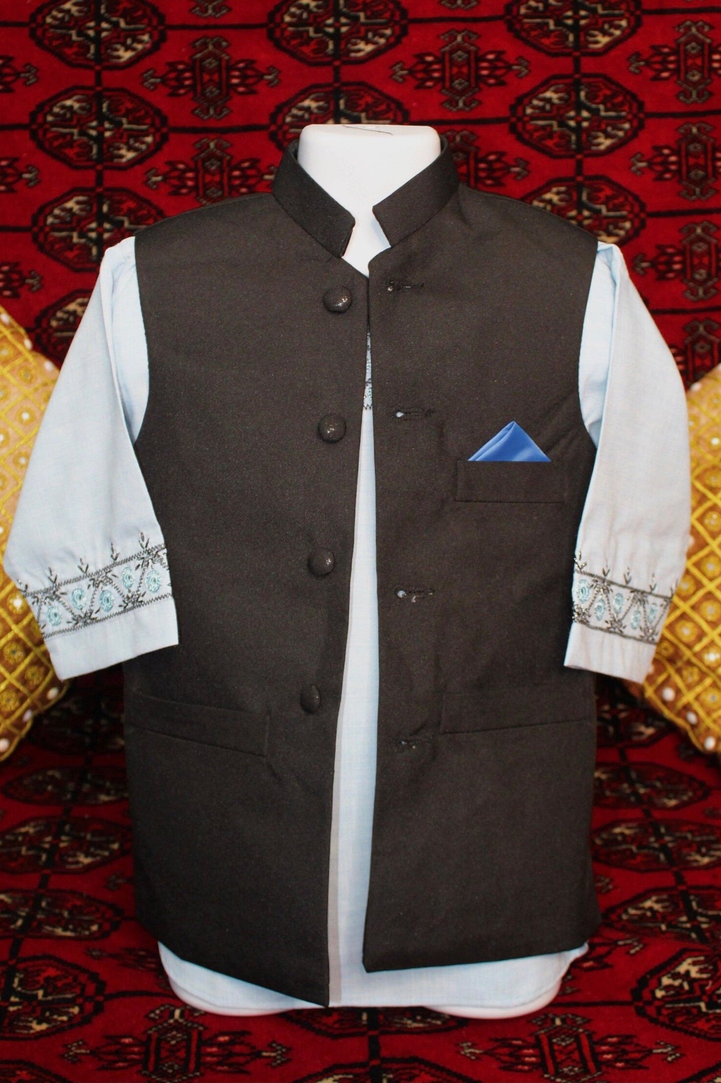 Afghan Boys Vest