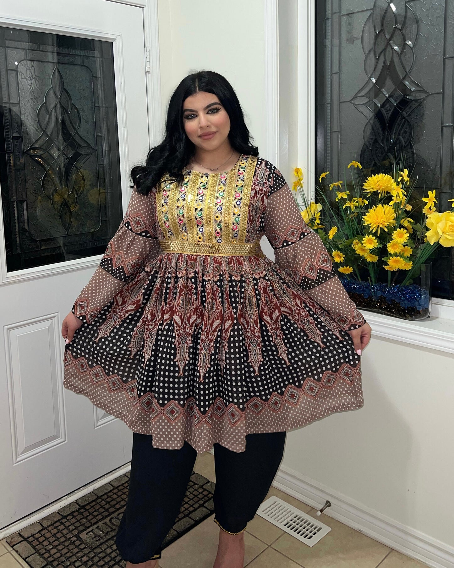 Afghan Dress - Hunoon