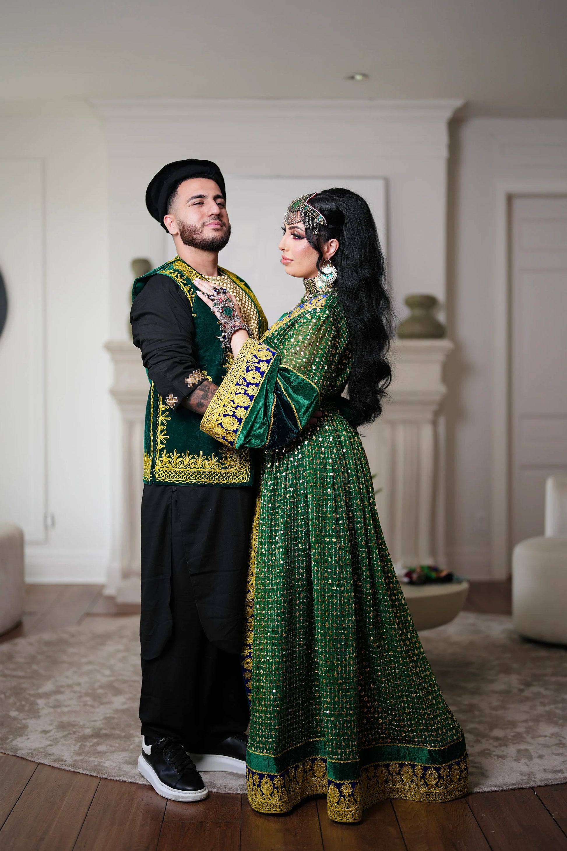 Afghan Nikkah Dress - Hajira Afghan Nikkah Dress - Hajira
