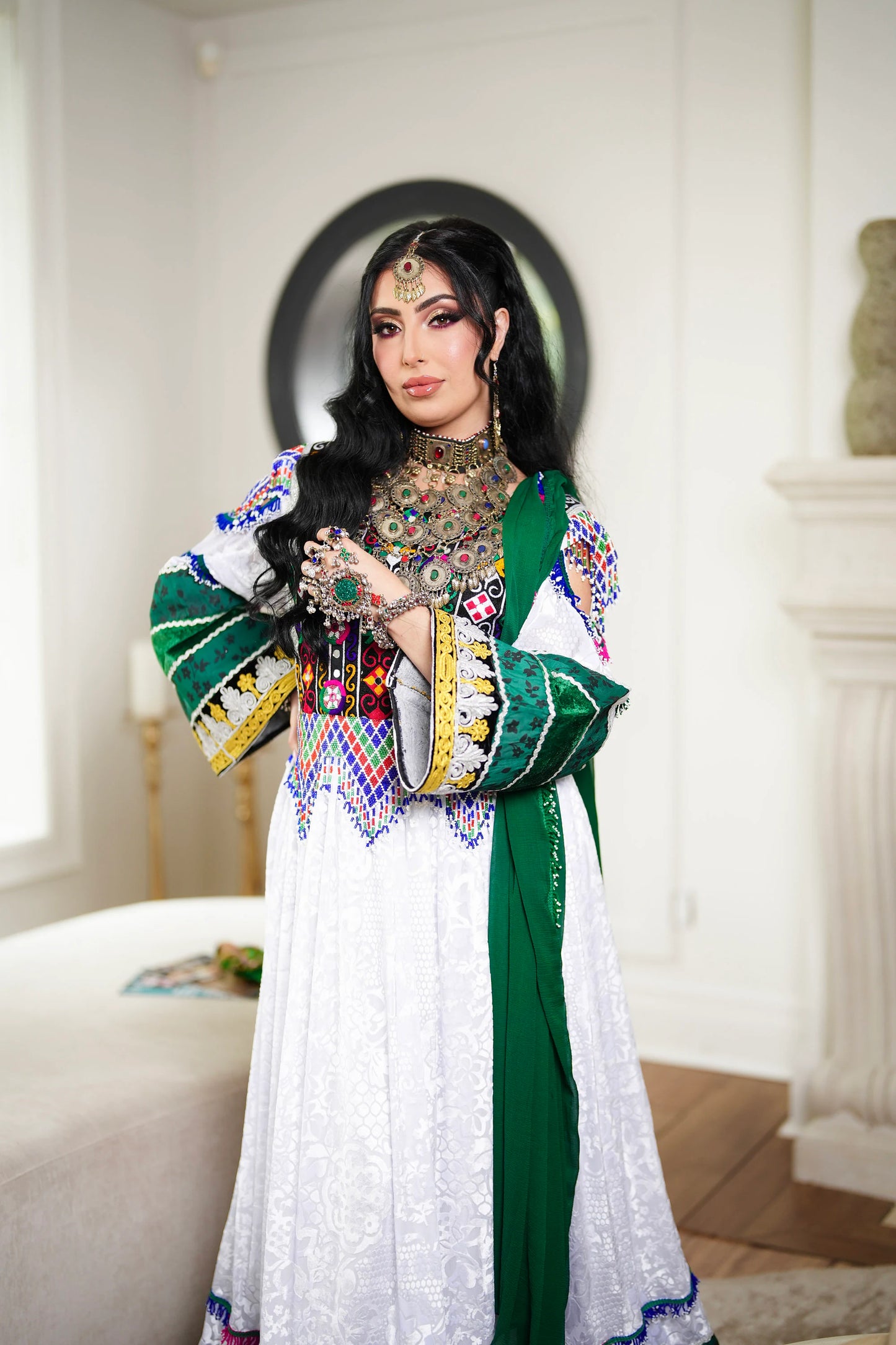 Afghan Bridal Nikkah Dress - Sharjeela Zarhin Kali Afghan Bridal Nikkah Dress - Sharjeela Zarhin Kali
